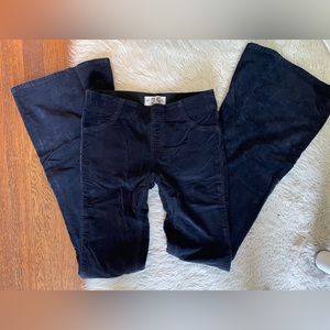 Free people low waist corduroy flare jeans